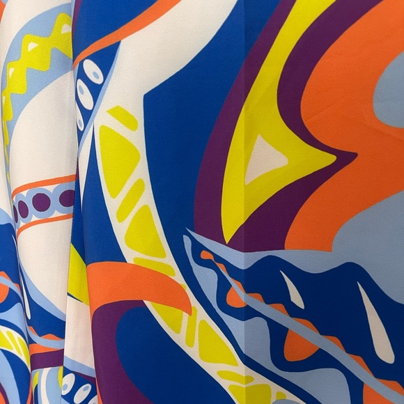 ZARA CO-ORD PUCCI MULTI PRINT HIGH RISE TROUSERS - Picture 12 of 12